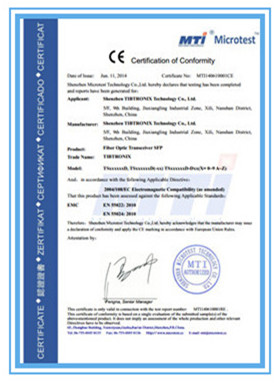 China Moduleland Technology Co., Ltd. Certificações